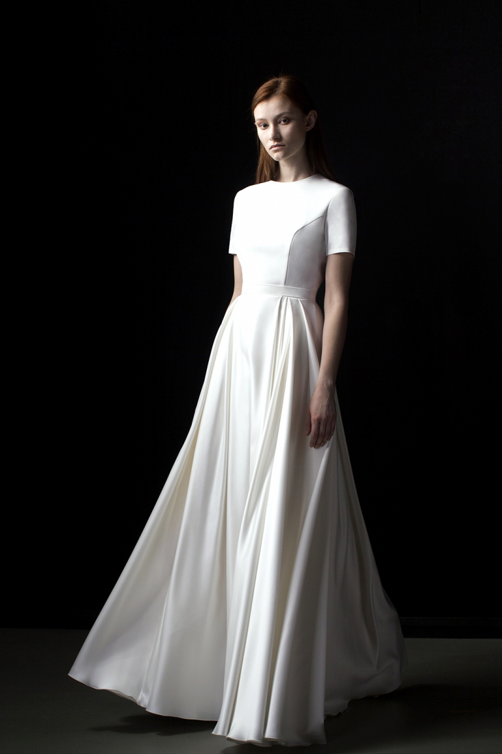 Свадебное платье Бетси а-силуэт (принцесса) белое, длинное, фото, коллекция 2017