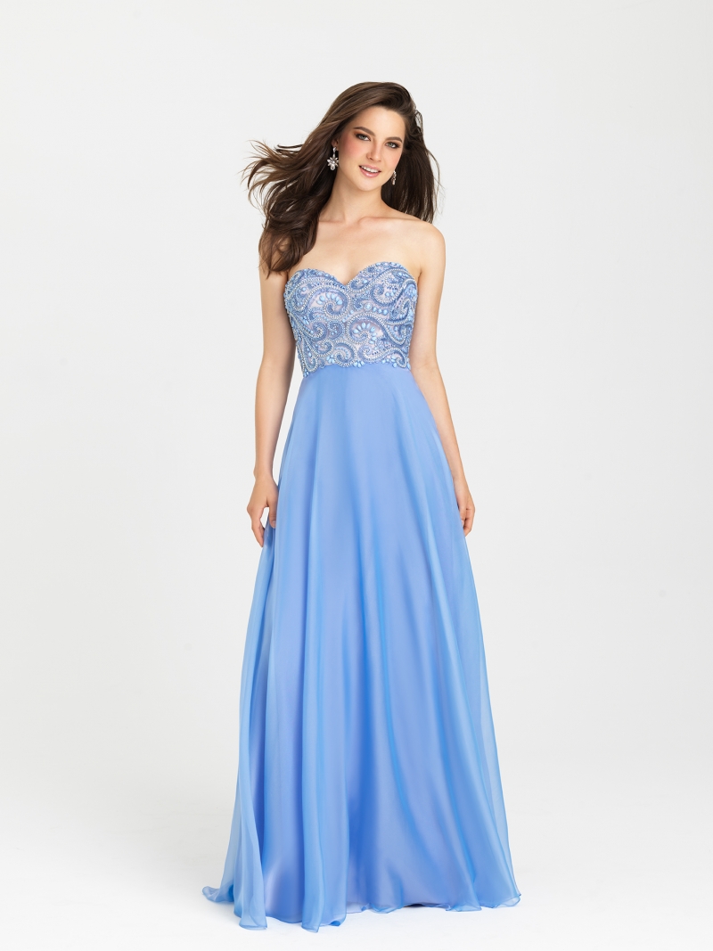 Свадебное платье 16-303 ампир (греческое) голубое, длинное, фото, коллекция 2022