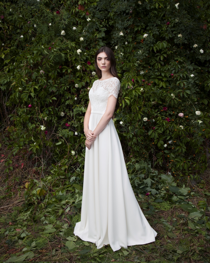 Свадебное платье Тифани а-силуэт (принцесса) белое, длинное, фото, коллекция 2016