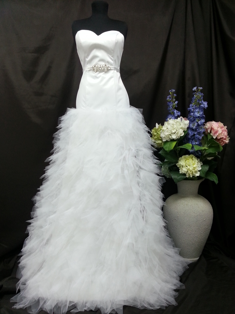 пышное свадебное платье а-силуэт (принцесса) белое, пышное, фото, коллекция 2014