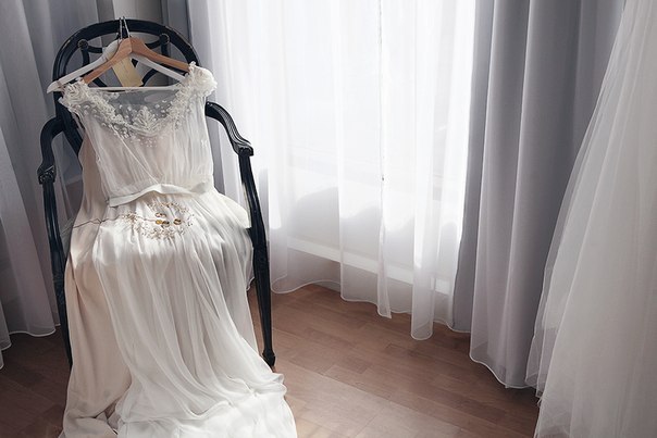 Как правильно гладить свадебное платье. Фото 2
