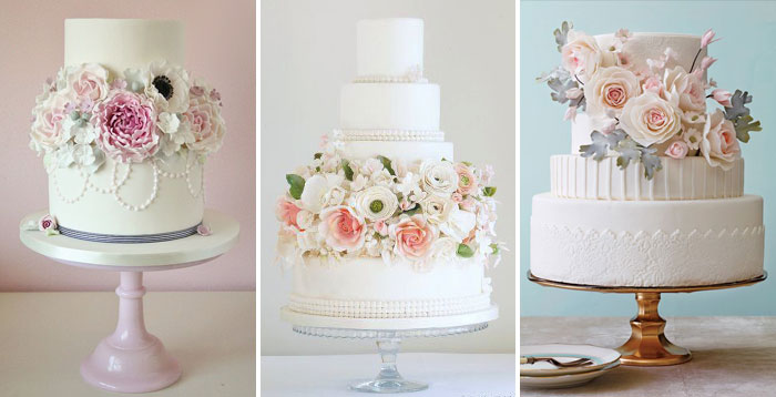 Почему лучше отказаться от живых цветов на свадебном торте?. Фото 10