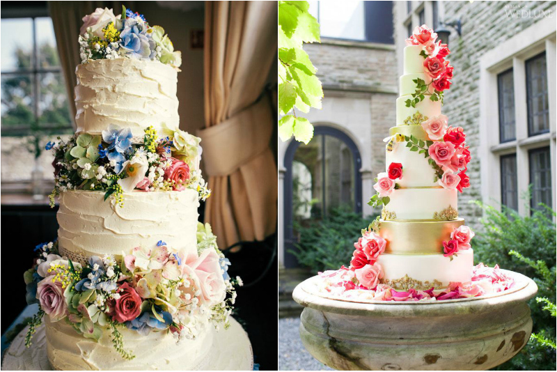 Почему лучше отказаться от живых цветов на свадебном торте?. Фото 1