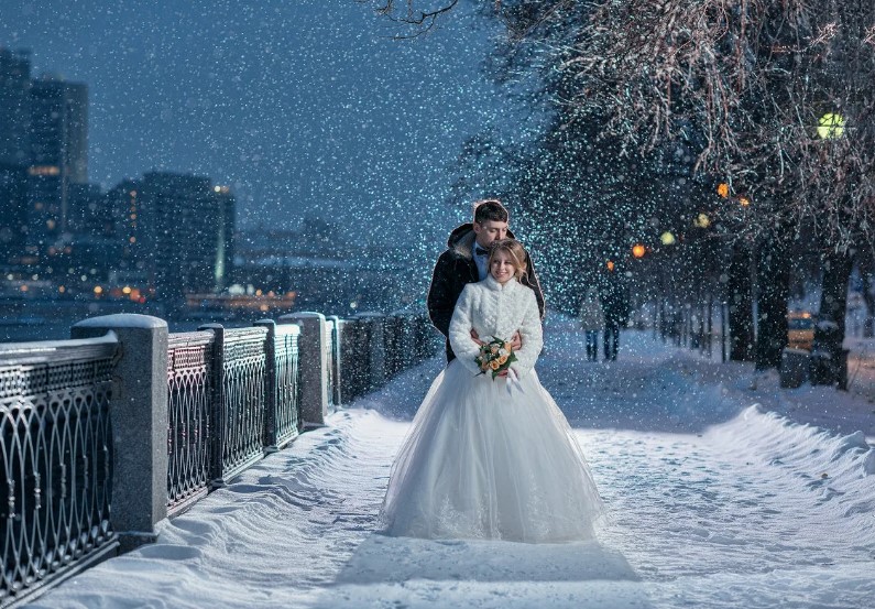 Свадебная фотосессия зимой. Свадьба зимой - идеи, фото, гости, стили и плюсы зимней свадьбы.