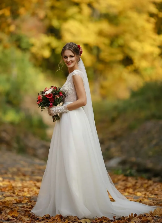 Свадьба осенью: образ невесты 2023. Фото 10