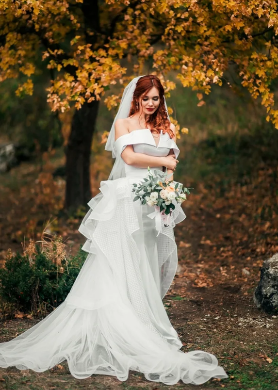 Свадьба осенью: образ невесты 2023. Фото 11
