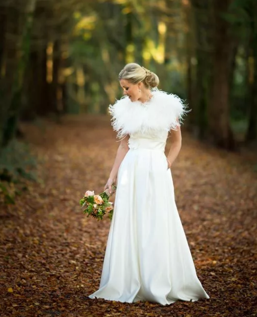 Как выбрать свадебное платье на осеннюю свадьбу. Фото 18