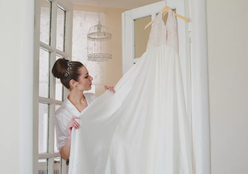 Как отпарить свадебное платье в домашних условиях. Фото 9