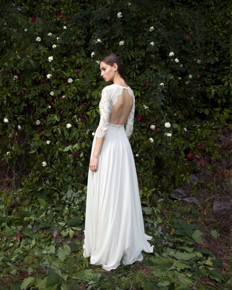 Свадебное платье Беатрис а-силуэт (принцесса) белое, фото, коллекция 2016