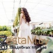 Свадебное платье Даная люкс а-силуэт (принцесса) белое, фото, коллекция 2018