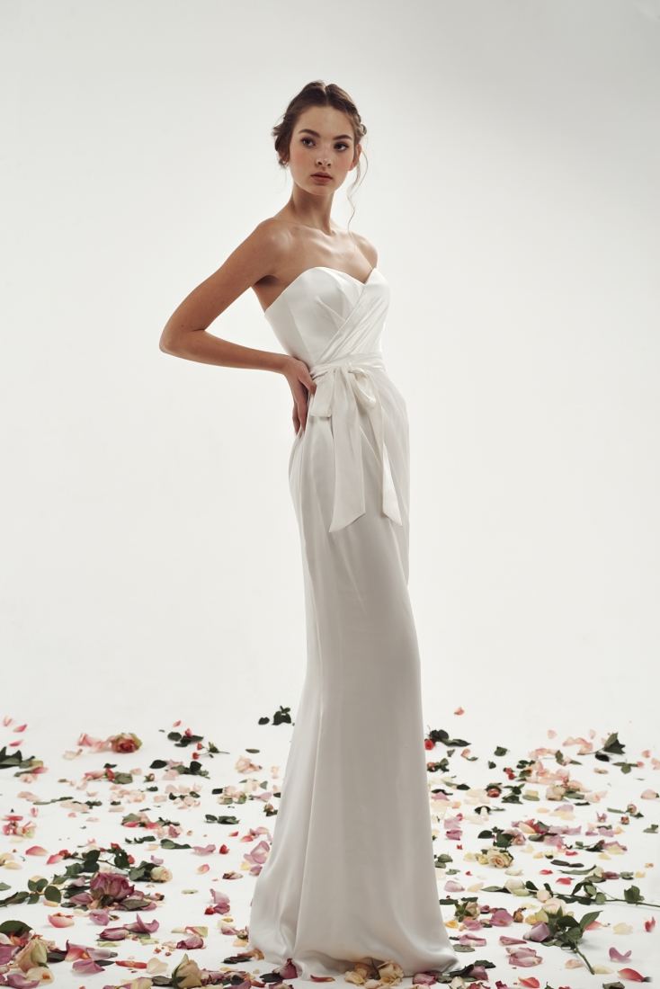 Свадебное платье Жасмин годе (русалка) белое, длинное, фото, коллекция 2015