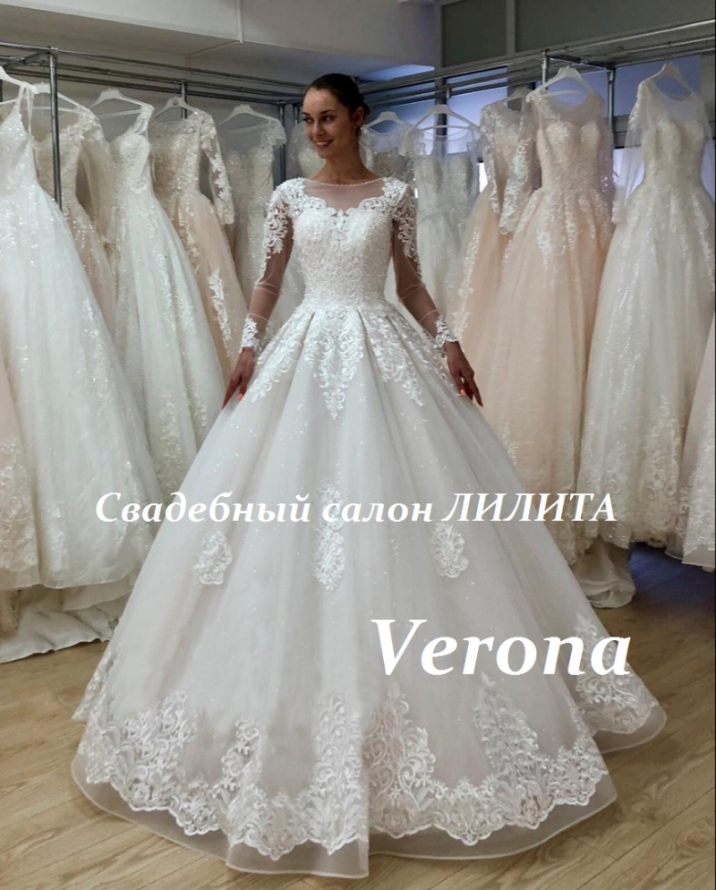 Свадебное платье Verona бальное (пышное) айвори, фото, коллекция 2020