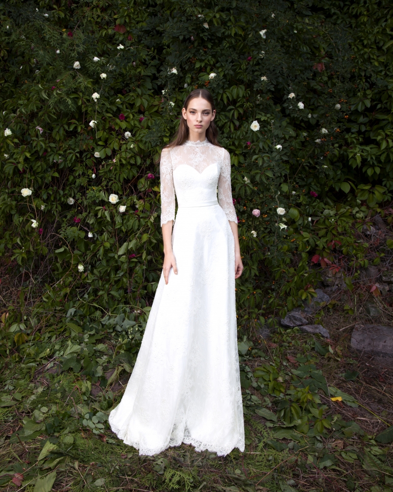 Свадебное платье Венди а-силуэт (принцесса) белое, длинное, фото, коллекция 2016