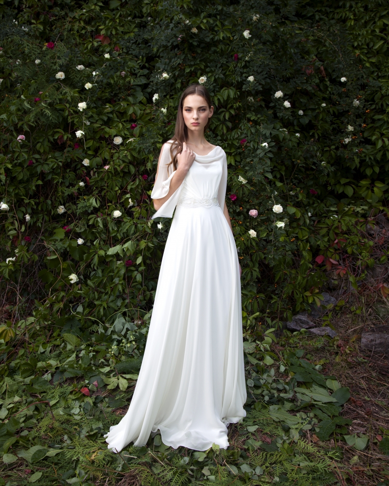 Свадебное платье Аманда а-силуэт (принцесса) белое, длинное, фото, коллекция 2016
