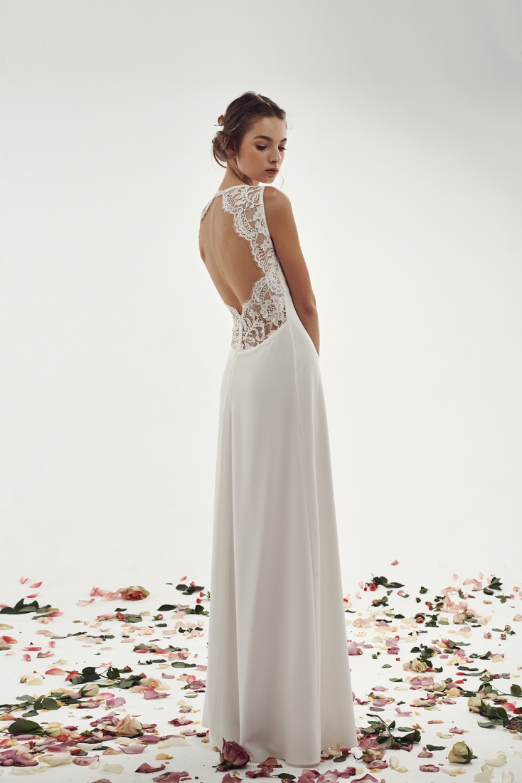 Свадебное платье Люси годе (русалка) белое, длинное, фото, коллекция 2015
