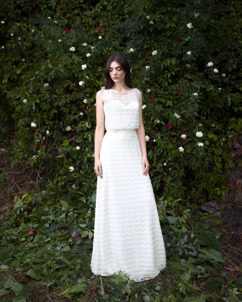 Свадебное платье Летти а-силуэт (принцесса) белое, длинное, фото, коллекция 2016