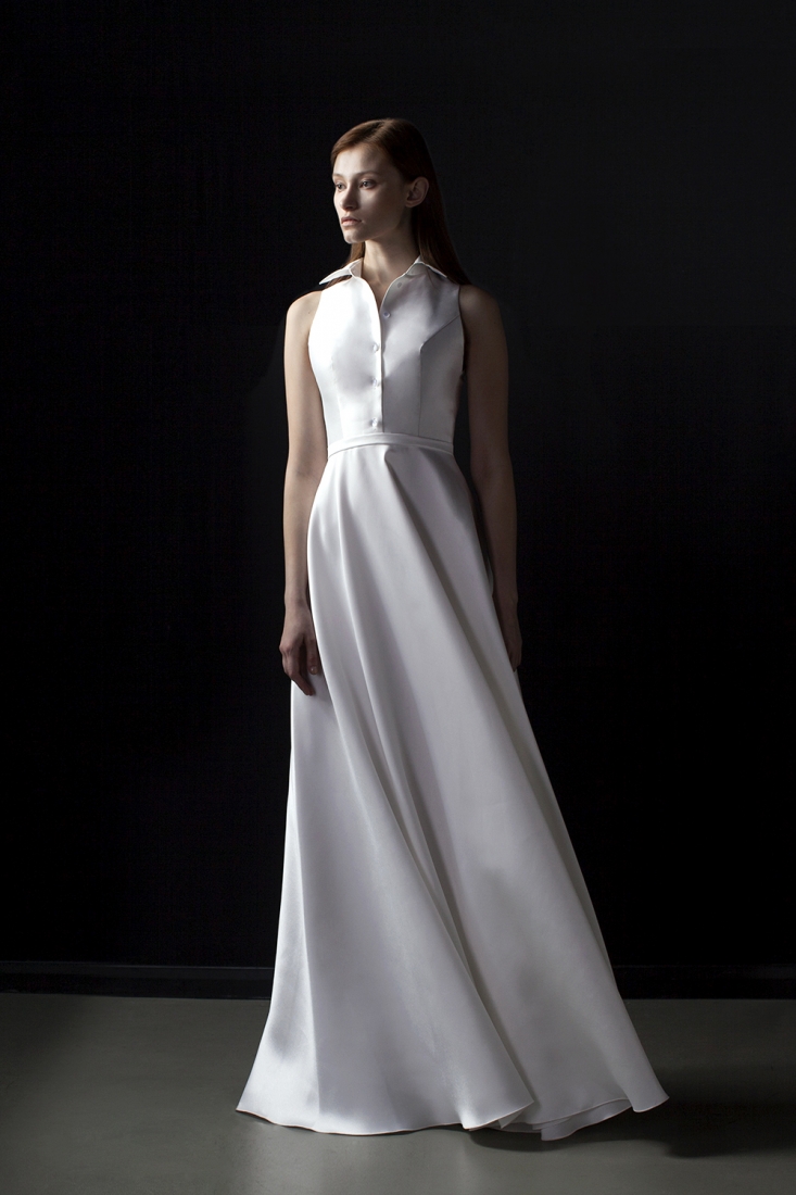 Свадебное платье Дарси а-силуэт (принцесса) белое, длинное, фото, коллекция 2017