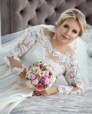 Свадебные платья для полных невест купить в Минске