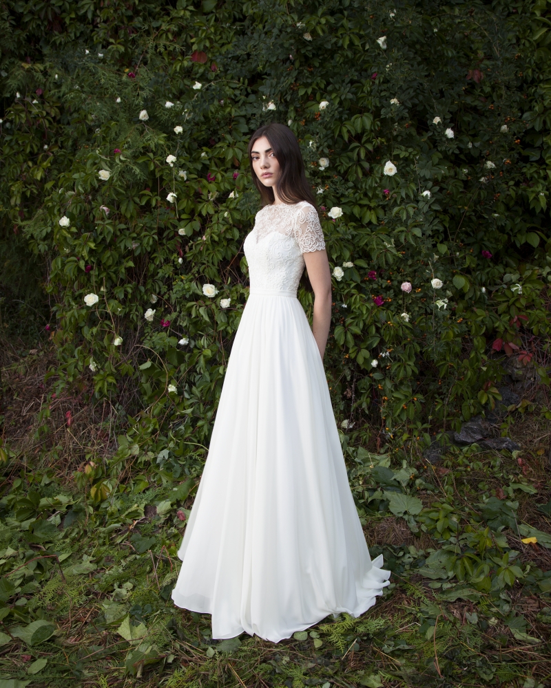Свадебное платье Марго а-силуэт (принцесса) белое, длинное, фото, коллекция 2016
