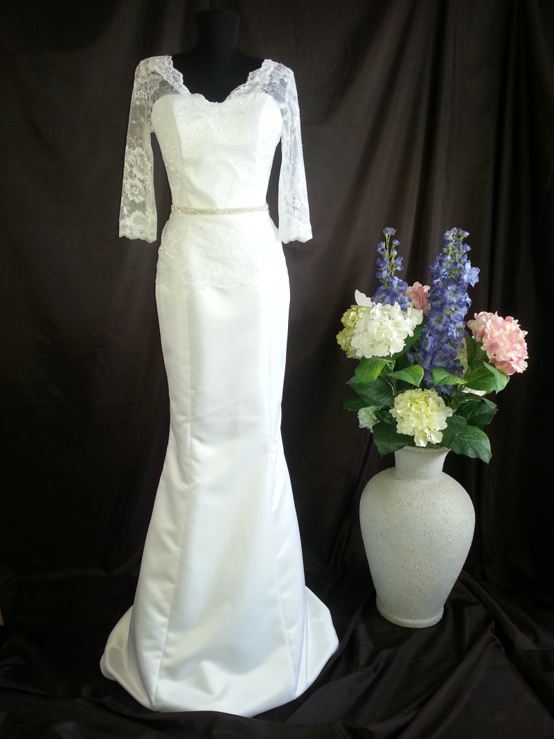 кружевное свадебное платье годе (русалка) айвори, фото, коллекция 2014