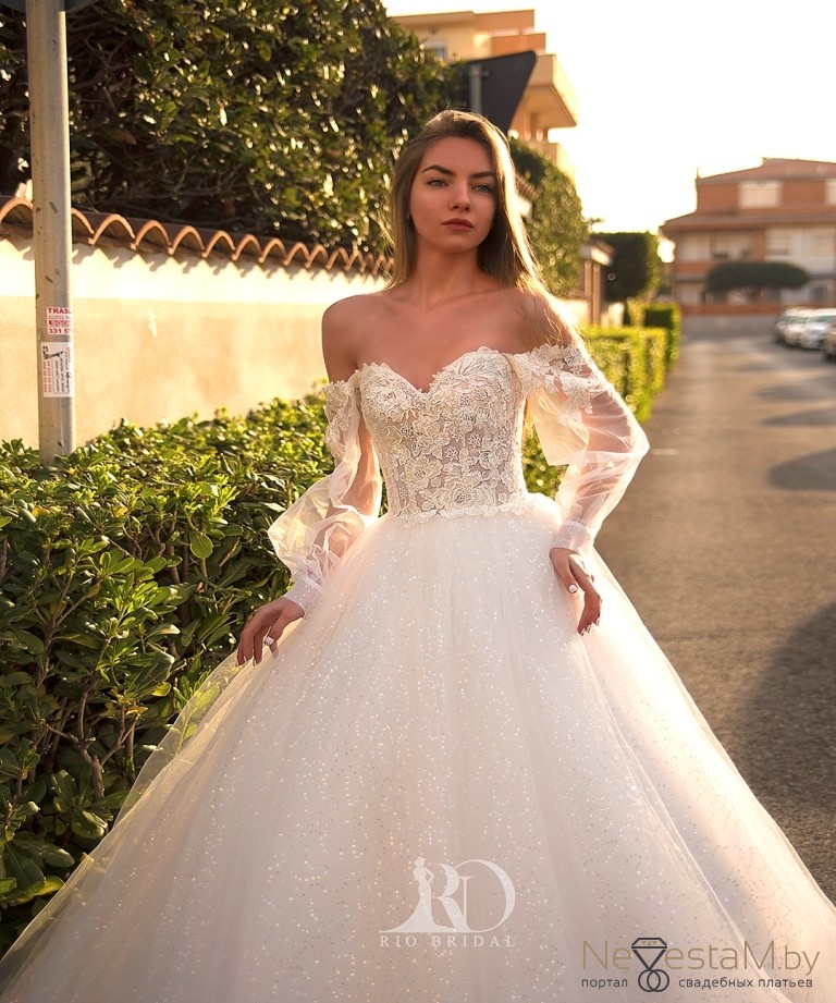 Свадебное платье Margarita бальное (пышное) айвори, подходит беременным, большого размера, фото, коллекция 2021