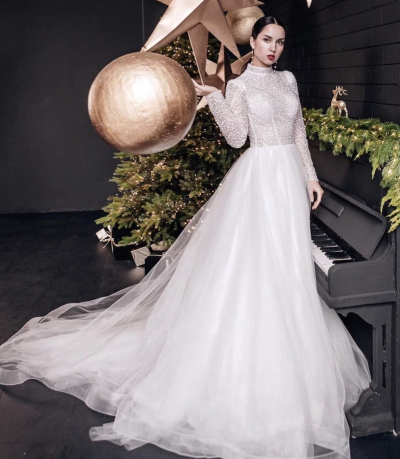 Свадебное платье Версаль без верха белое, закрытое, длинное, в пол, пышное, подходит беременным, фото, коллекция 2023
