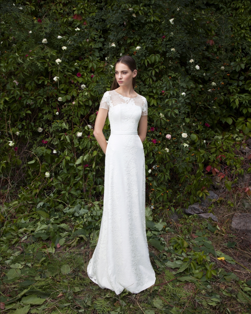 Свадебное платье Джолин а-силуэт (принцесса) белое, длинное, фото, коллекция 2016